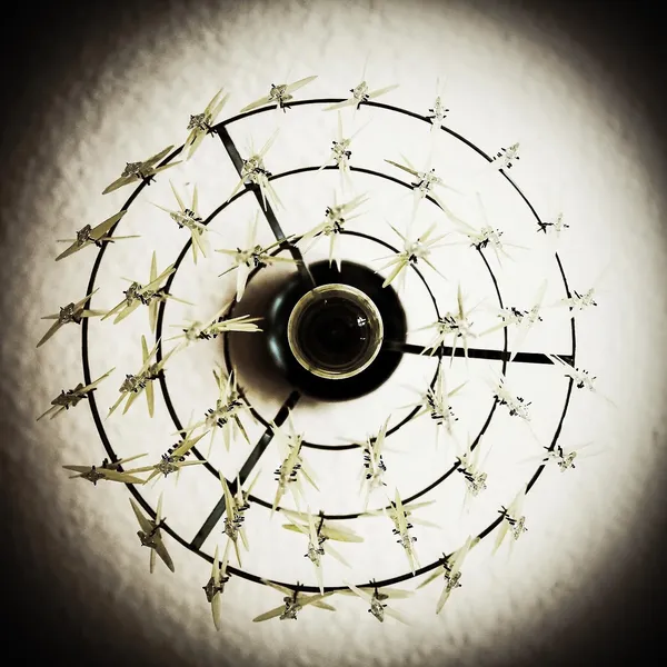 Fågelbur hängande lampa